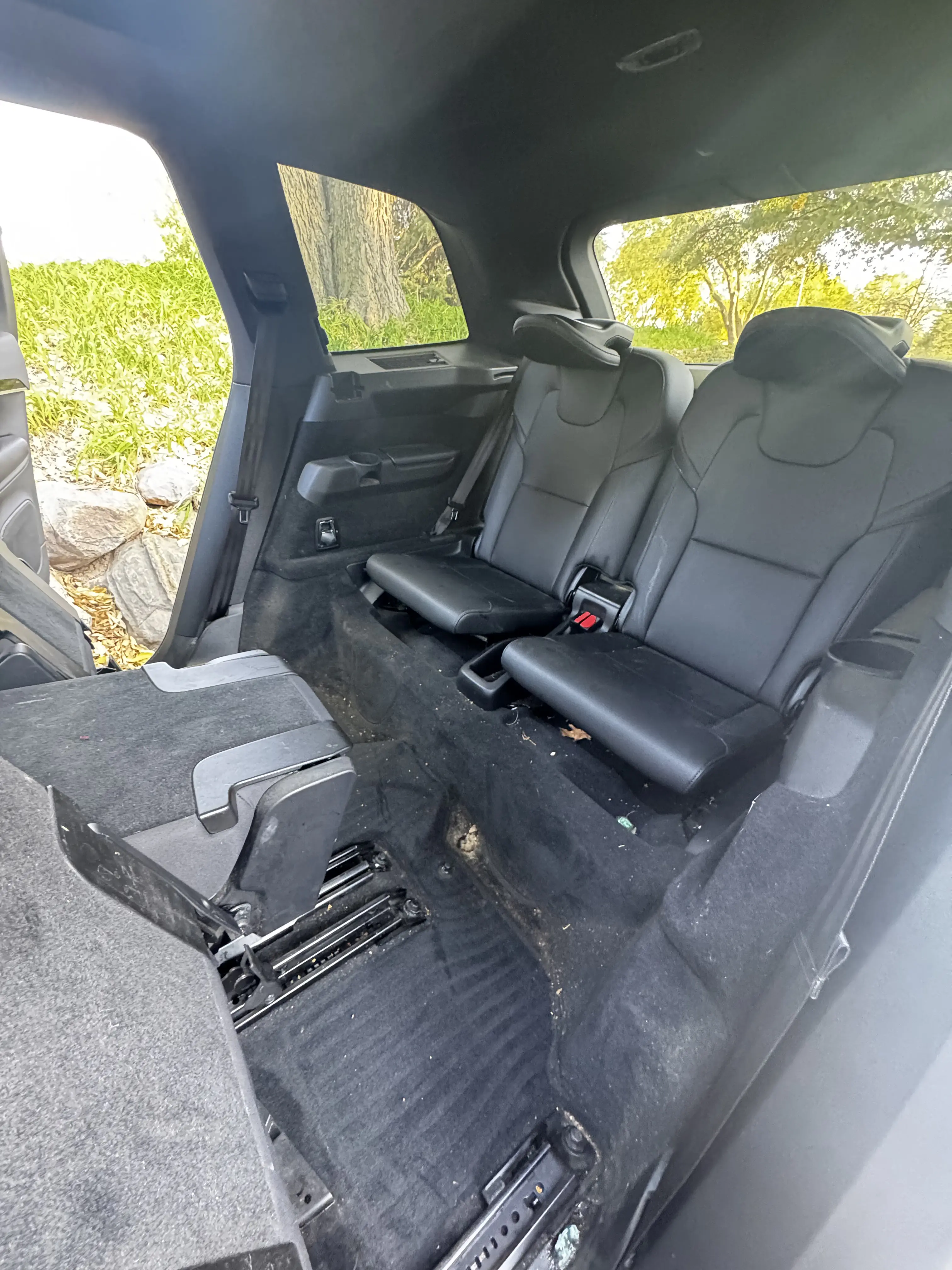 Interior Detail Before - Mobile auto detailing in Omaha